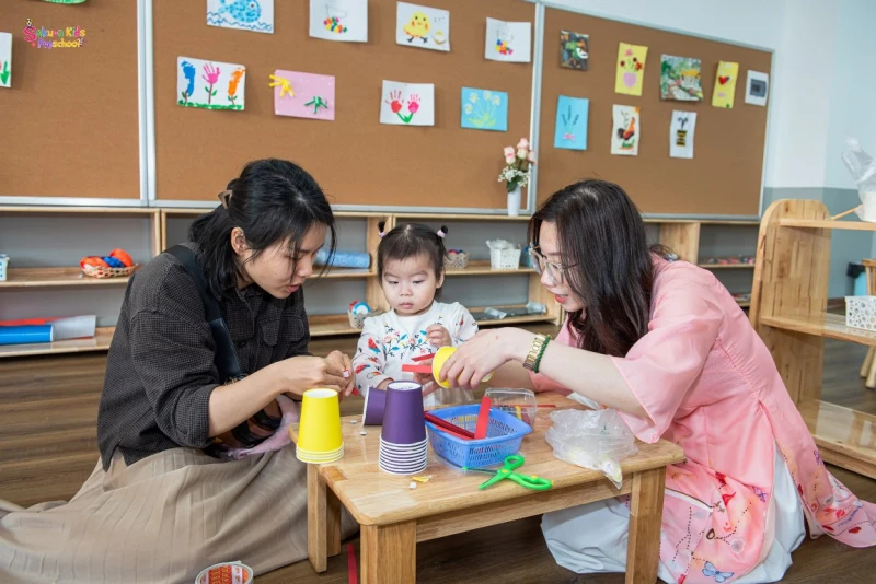 Tưng bừng khai trương Trường Mầm non Sakura Kids Long Biên
