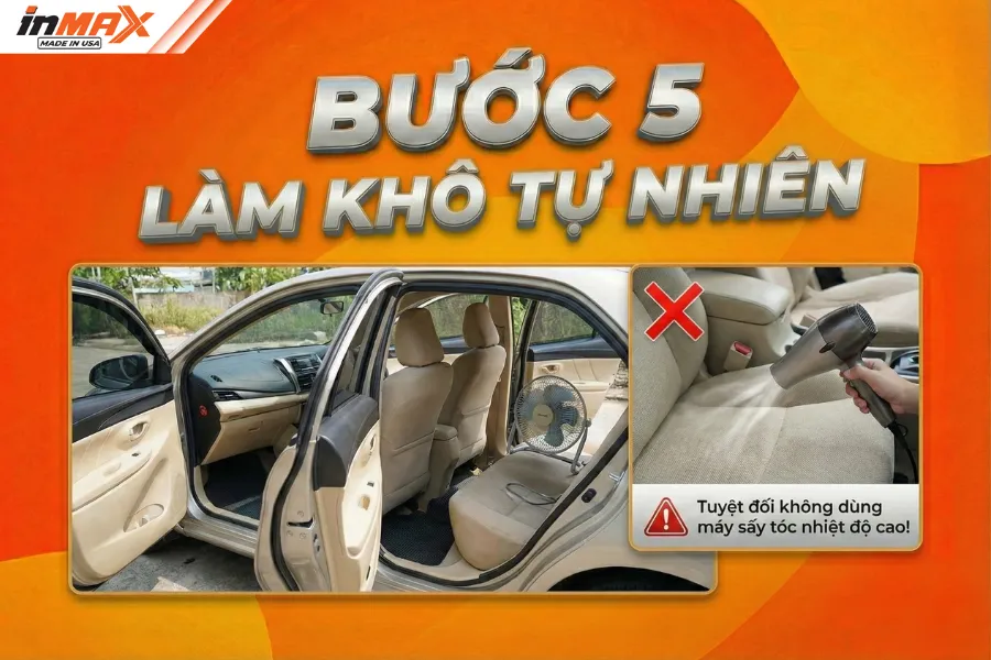 Bước 5-Làm khô tự nhiên