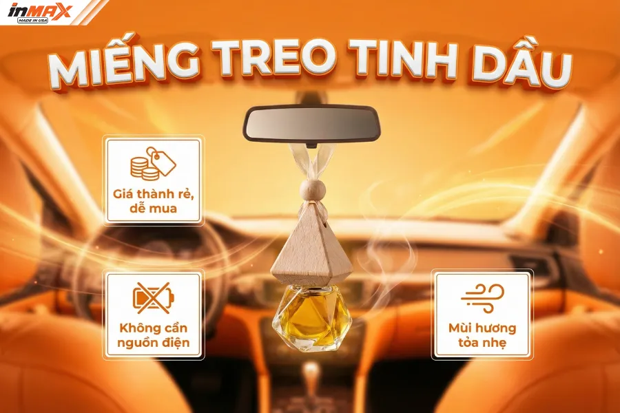 Miếng treo tinh dầu