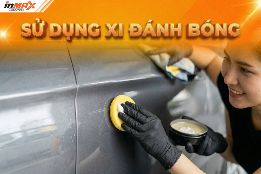 Xóa xước xe oto-Sử dụng xi đánh bóng