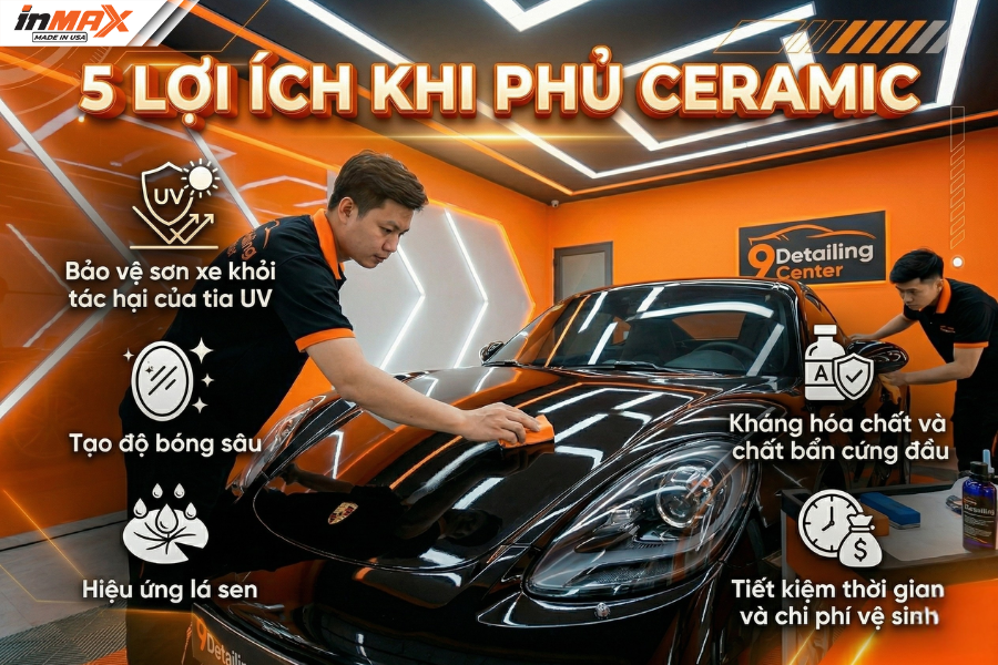 Lợi ích phủ ceramic