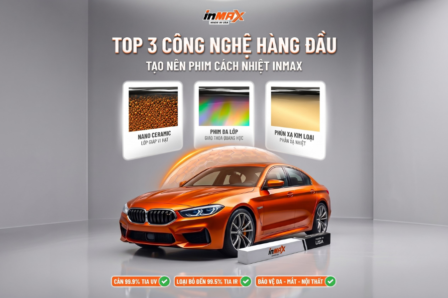 Top 3 công nghệ phim cách nhiệt Inmax