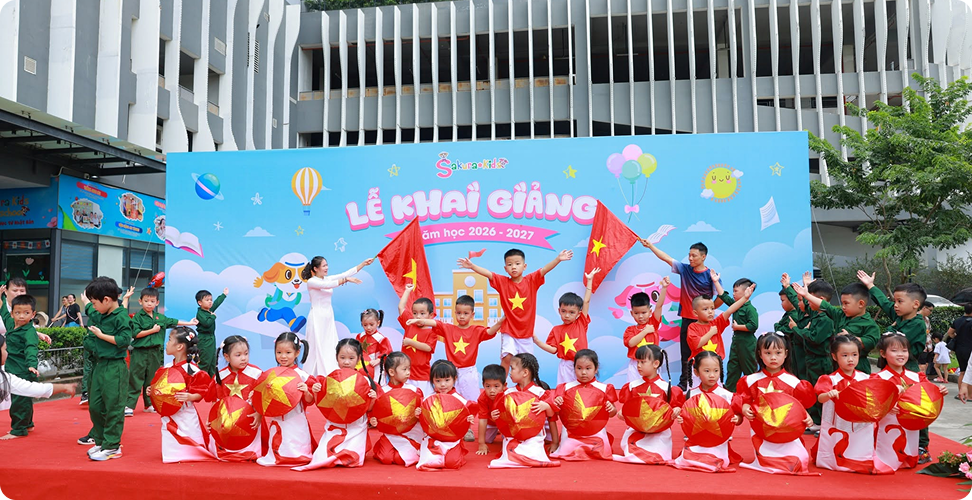 Lễ khai giảng năm học mới 2026-2027 tại Sakura Kids